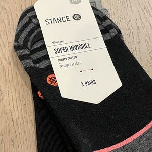 NWT 3 Pair set of Stance Super Invisible Socks